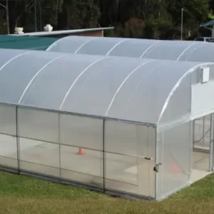 Estufa em túnel de compartimento único para serviço pesado - Estufa expansível e econômica para agricultura comercial