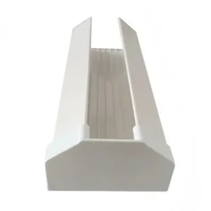 100x50mm White Hydroponic Channel with Pre-Set Holes