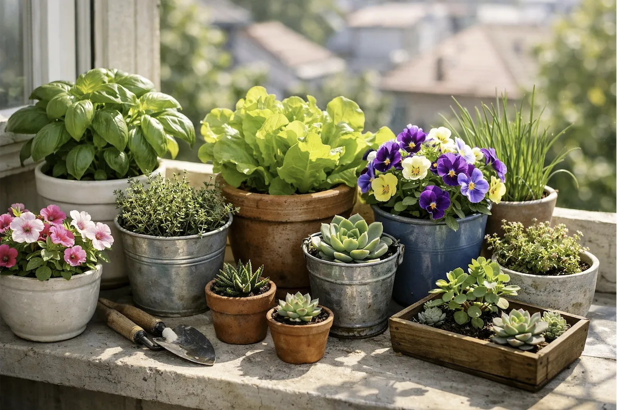 Maximizing Greenery: What to Plant in Small Containers for Compact Spaces